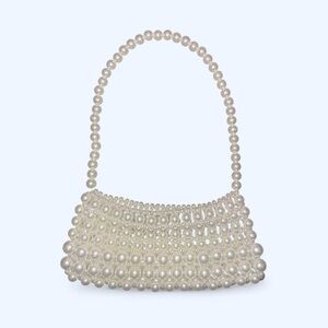 PrettyLittleThing Pearl Beaded Shoulder Bag